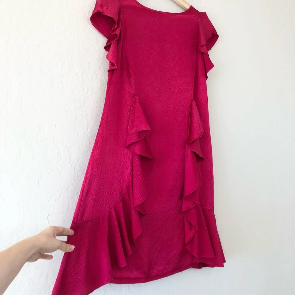 Chloe Ruffle Mini Dress - Picture 2 of 7